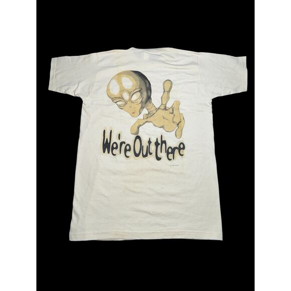 NWT~Vintage JAM Sun Active Alien “We’re Out There” Graphic T-Shirt Size Medium - Picture 6 of 9